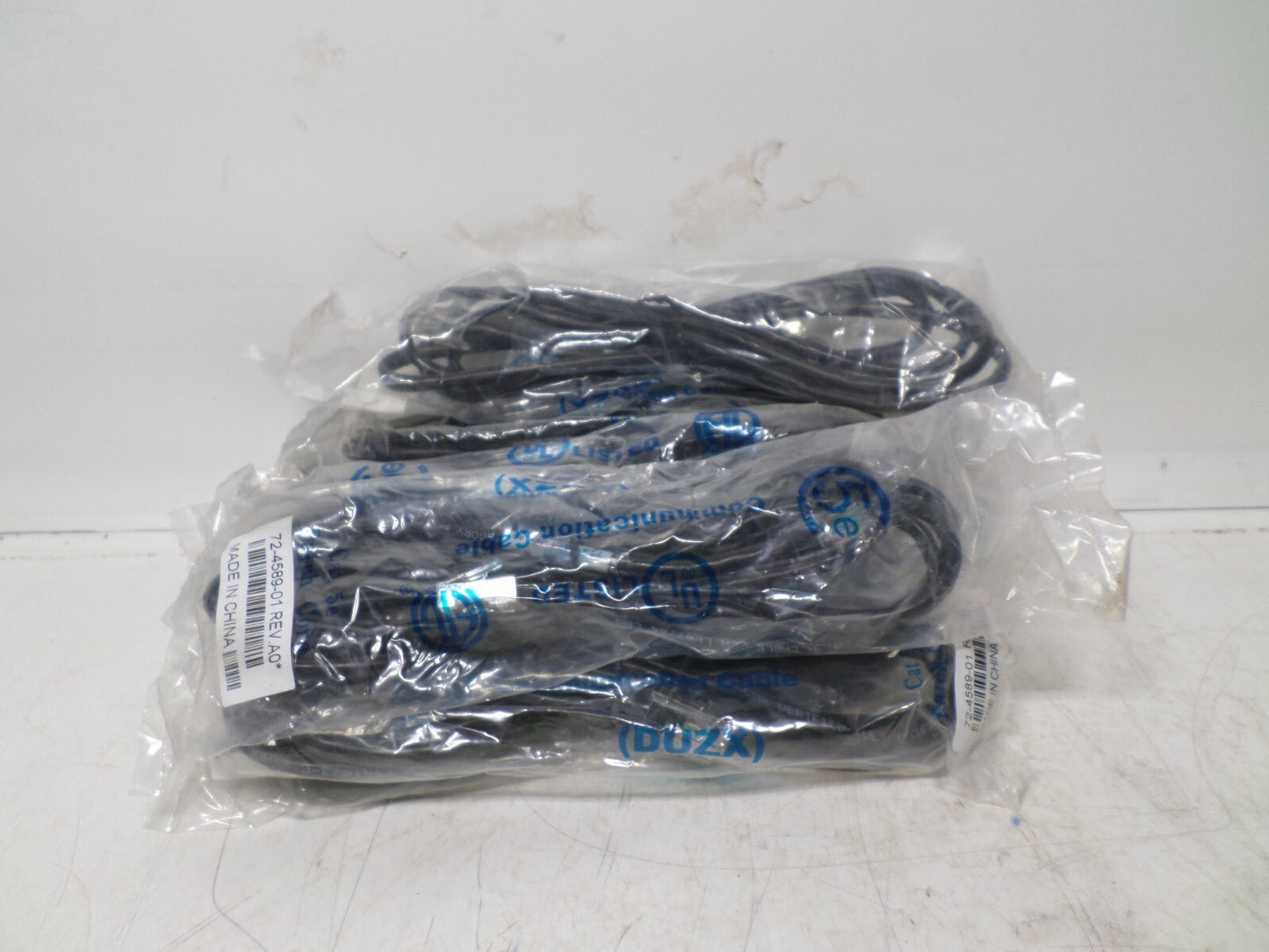(SET OF 10)6ft LOROM CABLE 72-4589-01 REV.A1 ETHENET NETWORKING E141823-6 24AWG