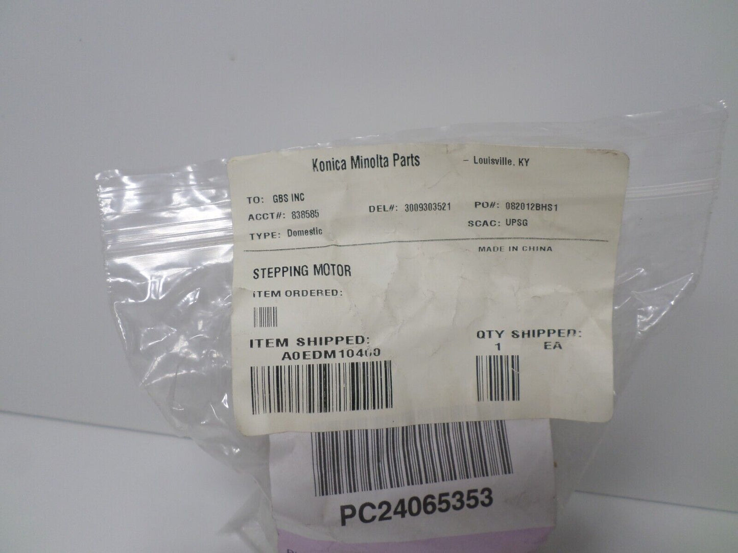 Genuine Konica Minolta A0ED-M104-00 Stepping Motor