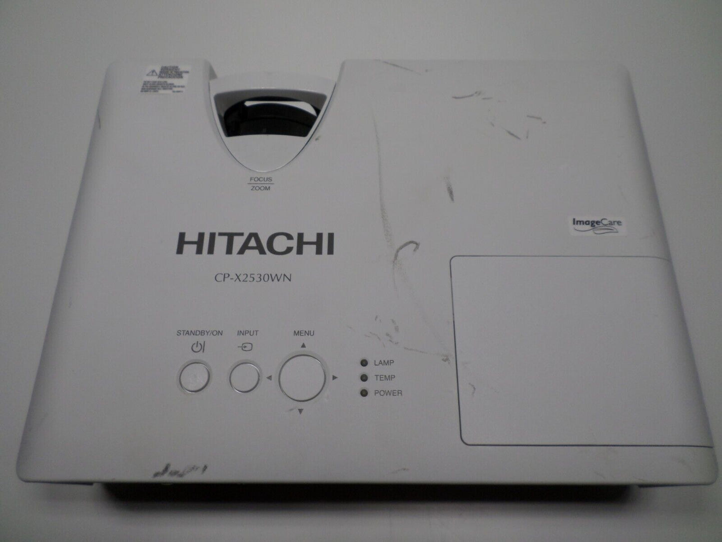 Hitachi CP-X2530WN 3LCD 2700 Lumens Projector between 200-550 Lamp Hours TESTED