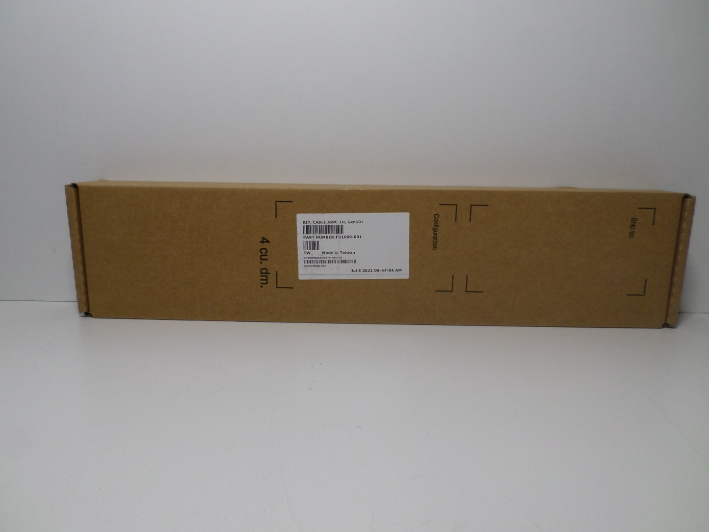 21609-001 KIT, CABLE ARM, 1U , GEN 10+