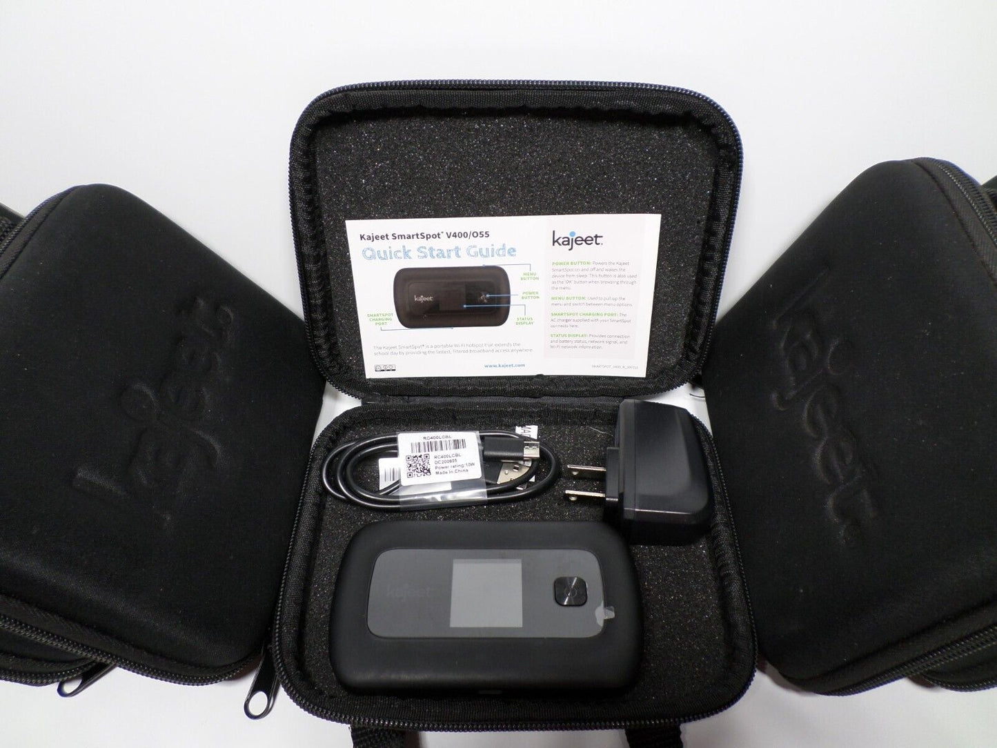 Lot of 10-Kajeet SmartSpot V400/055 Mobile Hotspot RC400L-Filtered Wi-Fi Hotspot