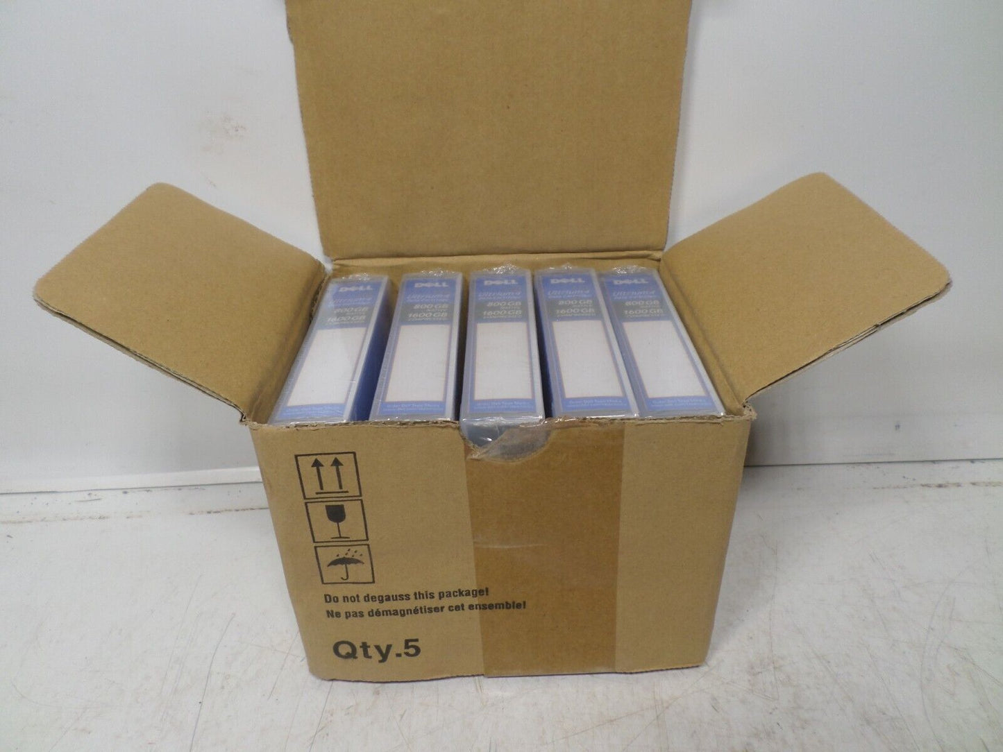 5 Pack Dell LTO Ultrium 4 Data Cartridges 800GB / 1600GB DP/N 0YN156