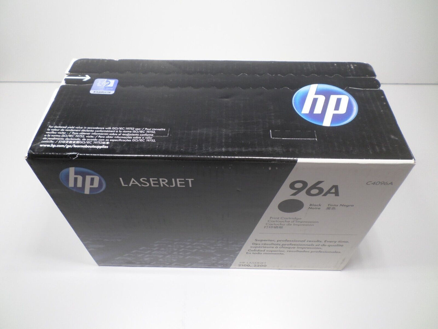 Genuine Sealed HP 96A Black Toner Cartridge C4096A LaserJet 2100 2200 BRAND NEW