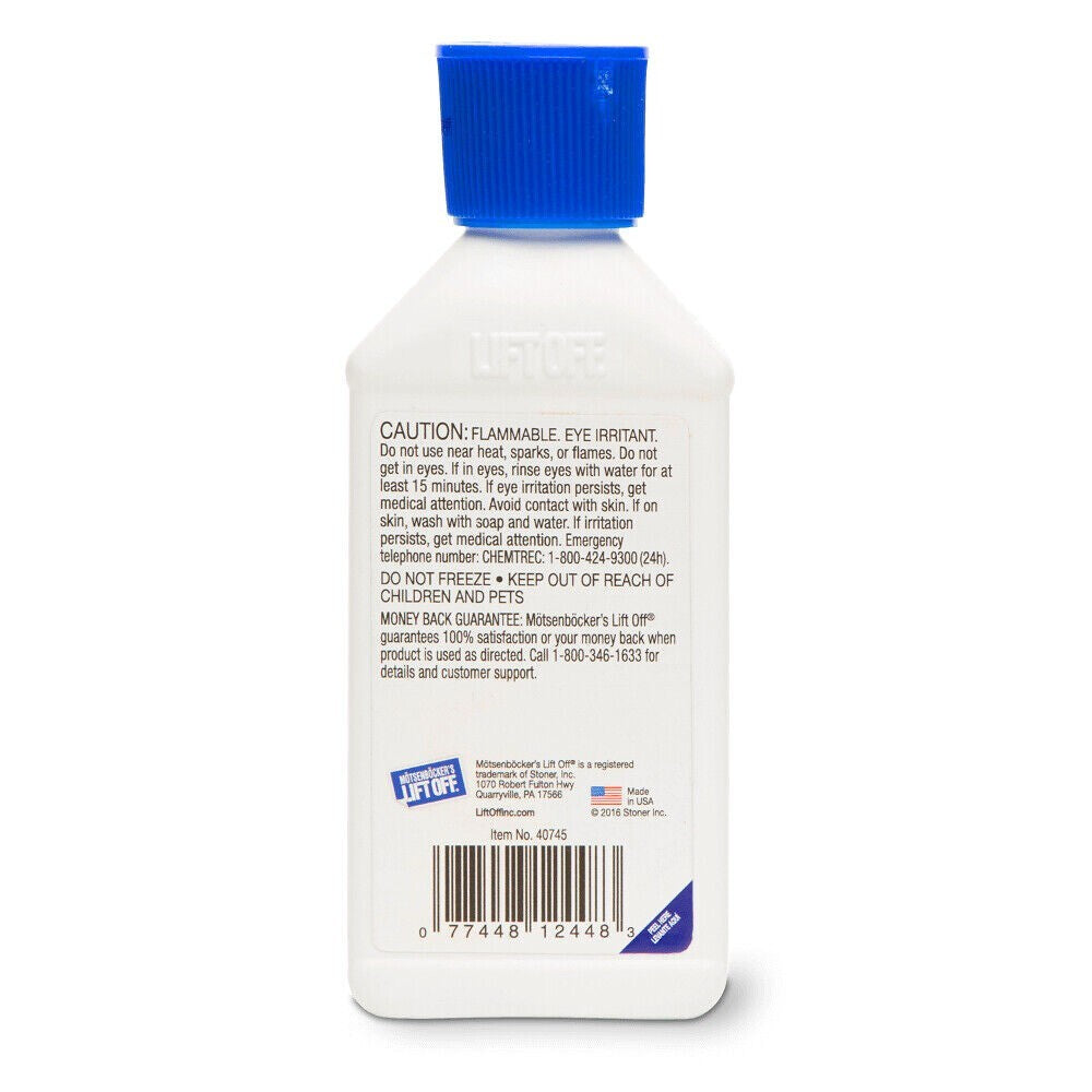Motsenbocker's Lift Off 407-45 Adhesive Remover, Clear, 4.5 oz