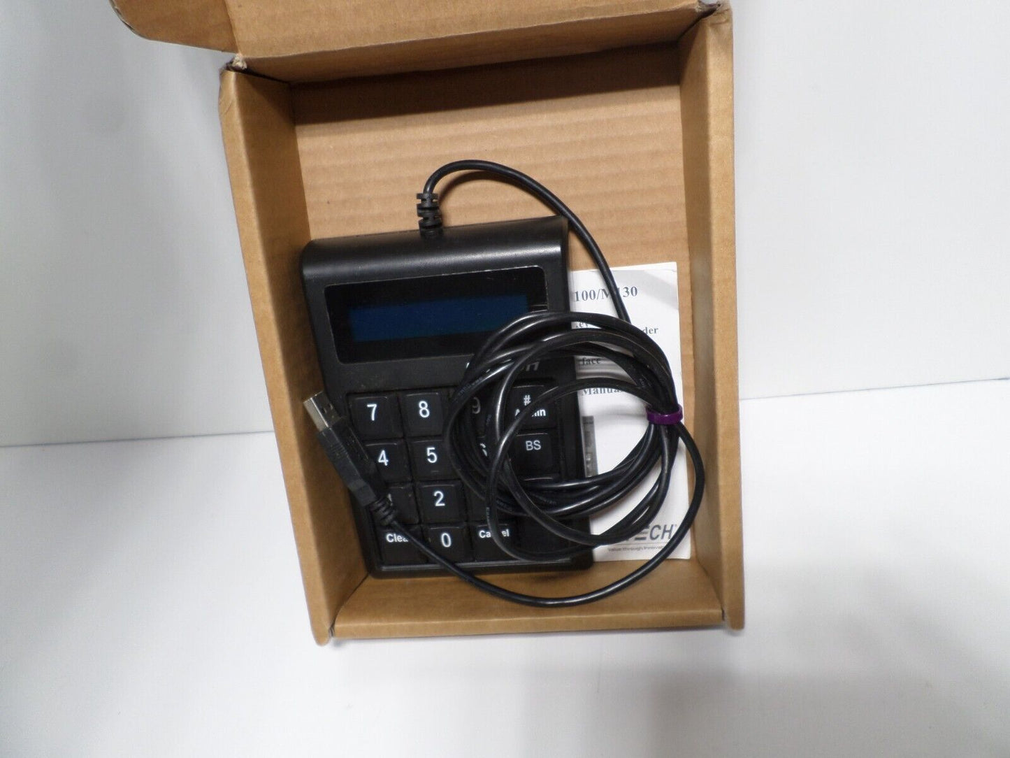 IDTECH SecureKey M100/ M130 ENCRYPTED KEY PAD IDKE-504800BM USB