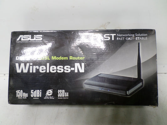 ASUS DSL-N10 Wireless-N 150 Entry Home Router: Fast Ethernet and support - New