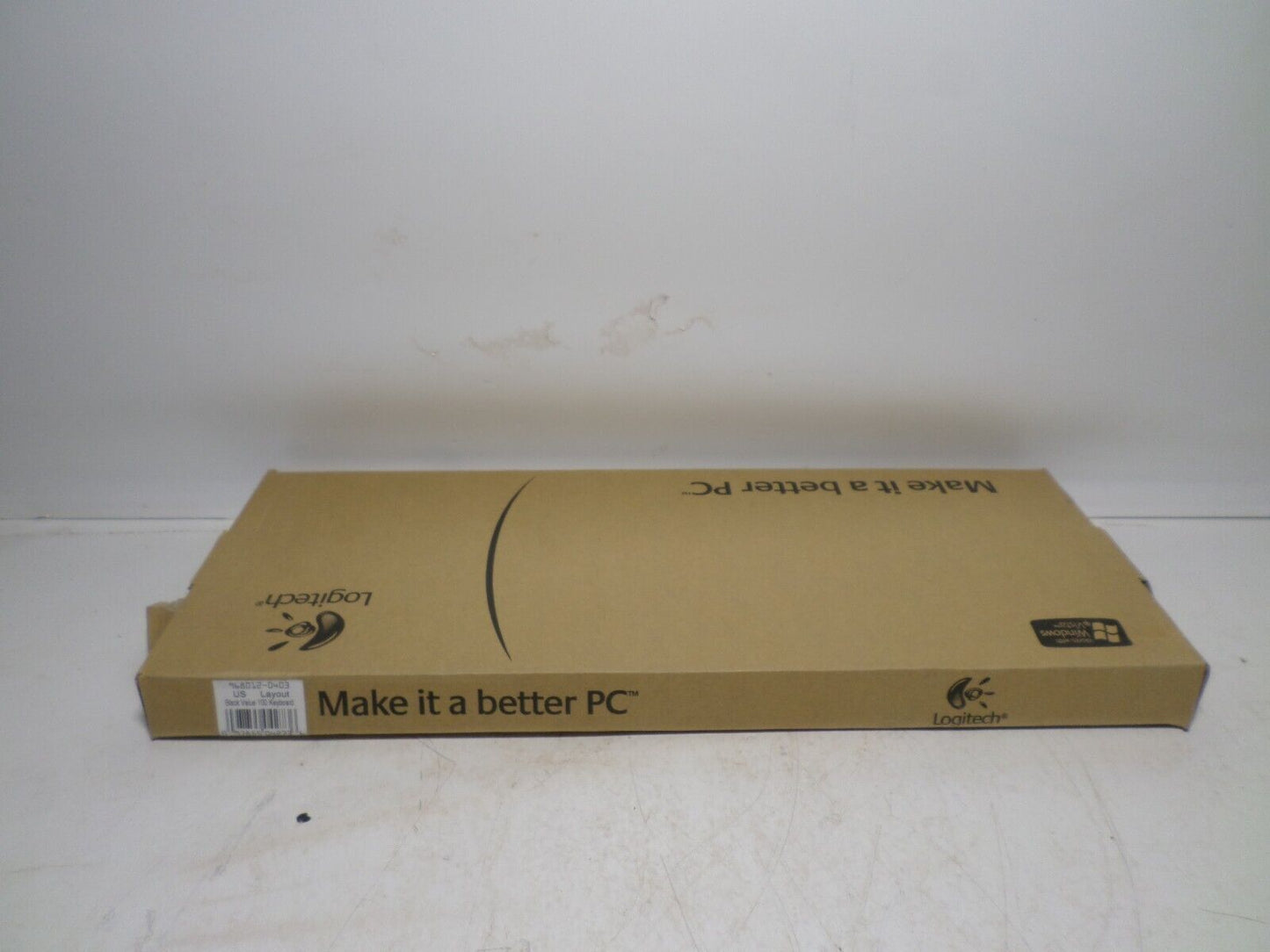Logitech Value Computer Keyboard PS2 Black Cisnet 868026-0403 Y-SU61 Spill Proof