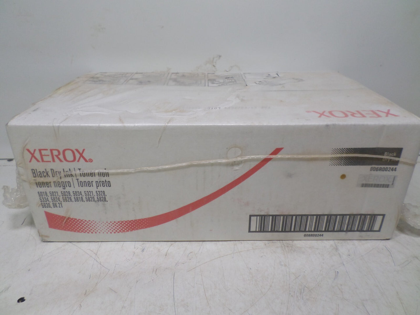 2 Pack Genuine Xerox 6R244 Black Toner Cartridge 5018 5021 5028 5328 5624 5830