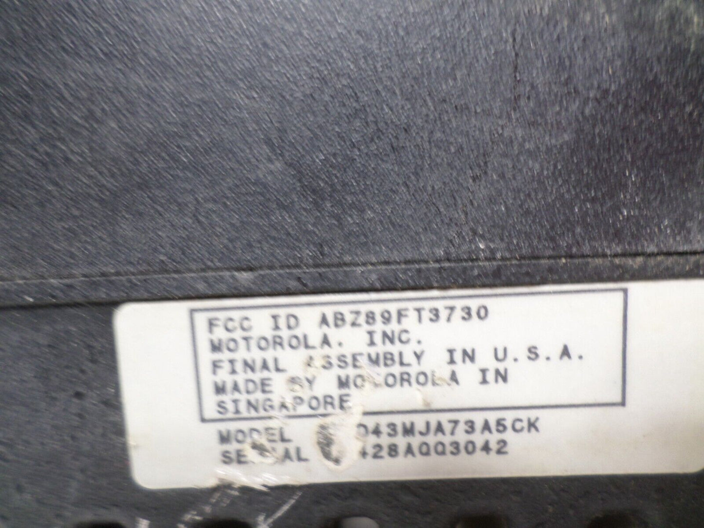 Motorola MaxTrac 100 VHF Radio  D43MJA73A5CK