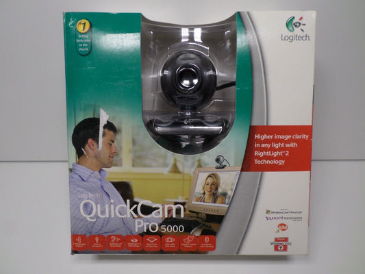 Logitech QuickCam Pro 5000 Webcam for Windows