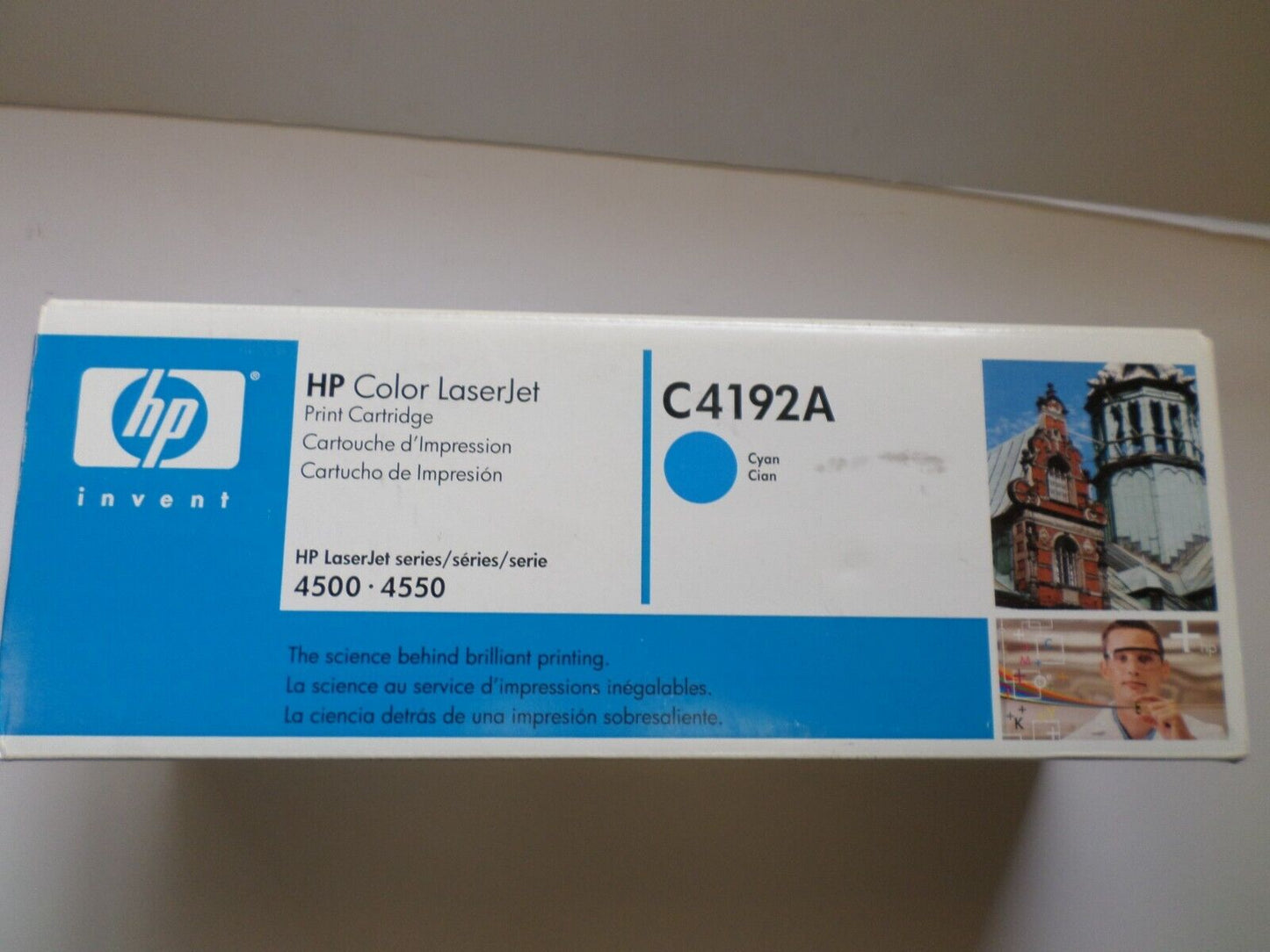 New HP C4192A  Cyan Toner Cartridge For LaserJet 4500/4550 Blue Box